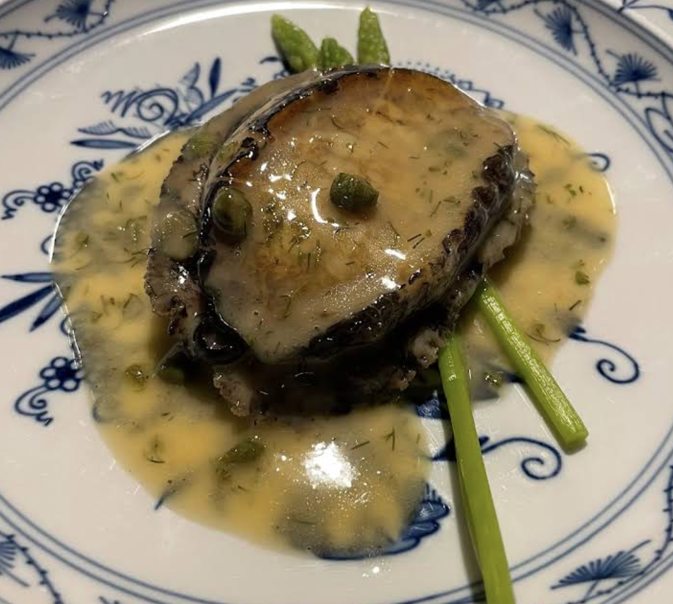 긴자 우카이 테이 銀座うかい亭 전복 요리