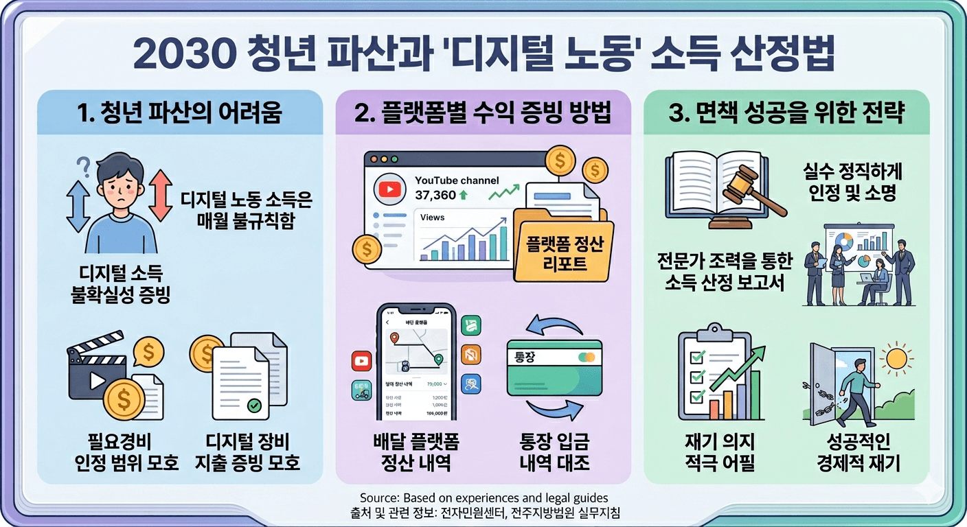 2030 청년 파산과 디지털 소득 산정법 이미지