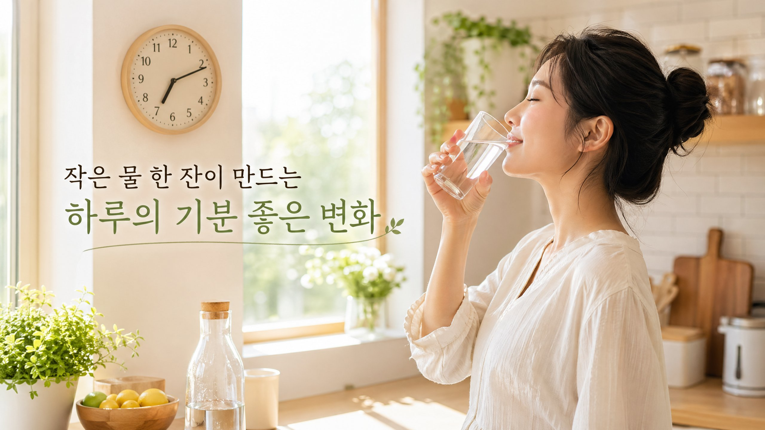 물 한잔의 변화