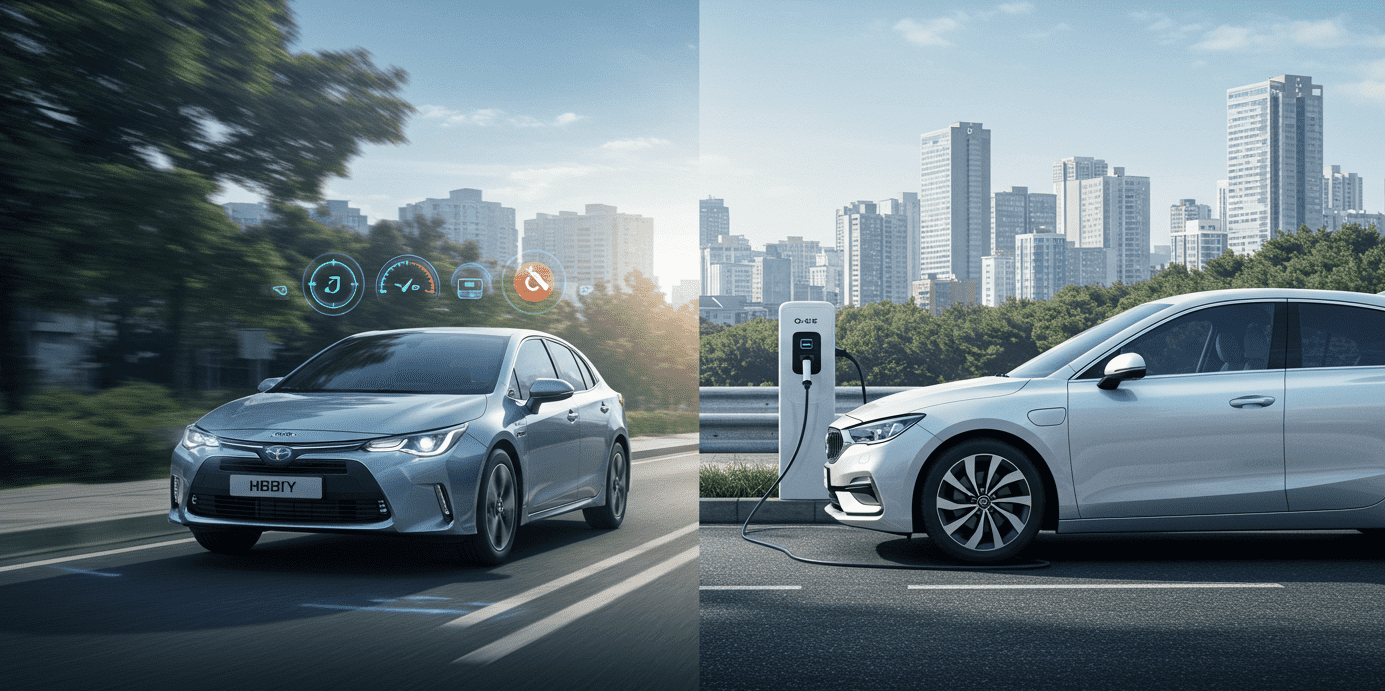 하이브리드 자동차가 전기차보다 더 나은 5가지 이유 (충전 스트레스 끝!)