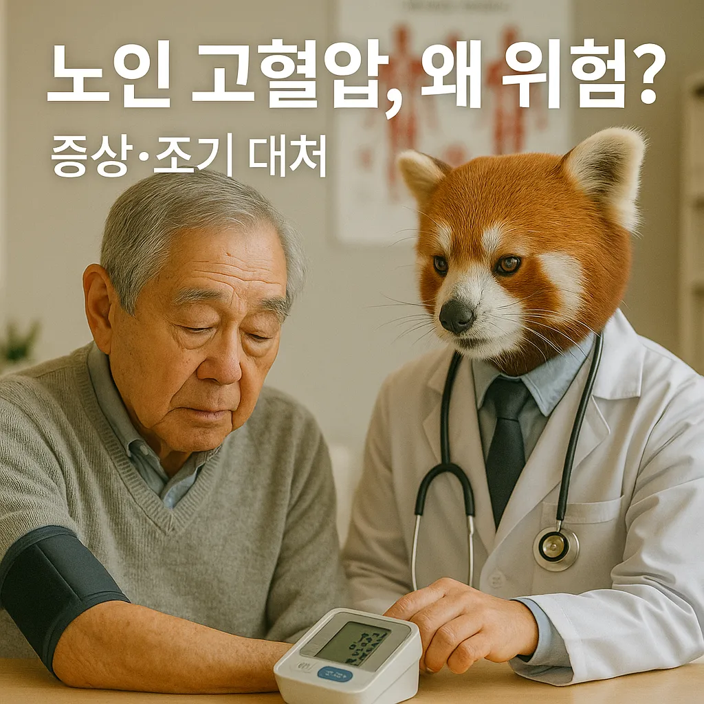 노인 고혈압, 왜 더 위험할까 흔한 증상과 조기 대처법