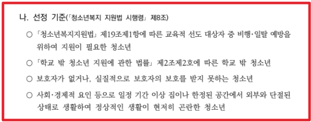 위기청소년 특별지원,자격확인,지원대상,지원금액 확인방법