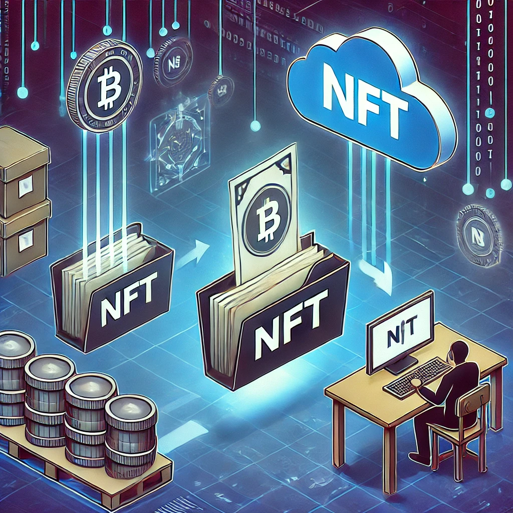 NFT 생성 과정을 나타낸 이미지