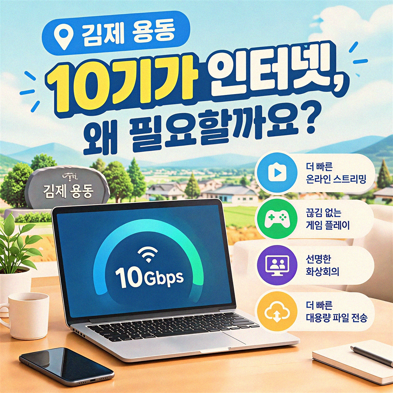 김제 용동 기가 인터넷, 가격 비교로 현명하게 선택하기