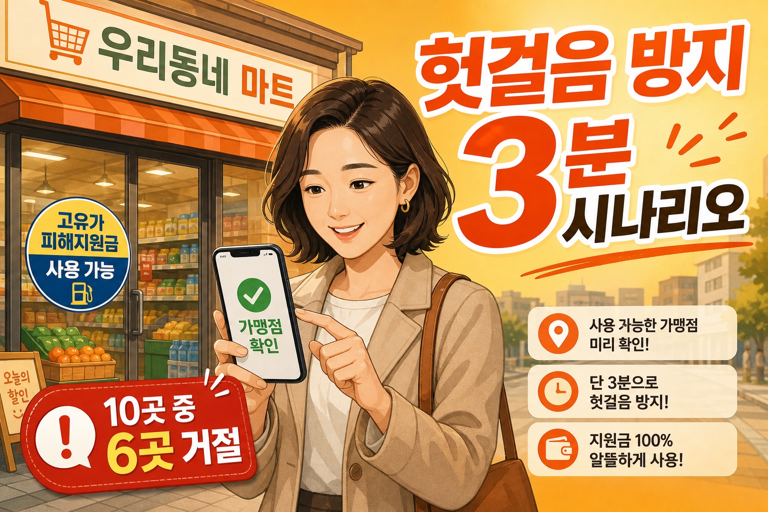 고유가 피해지원금 헛걸음 방지 3분 사전 시나리오 진단 10곳 중 6곳 거절 2026 썸네일