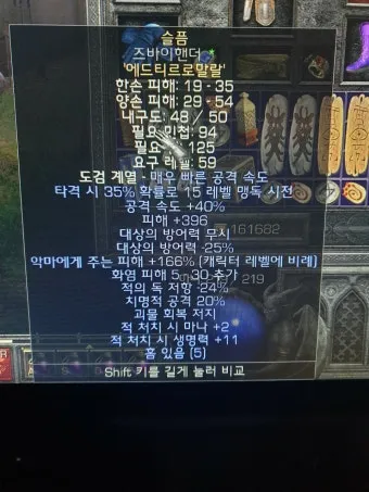 디아2 고뇌올으뜸 패이즈 고뇌 세팅 팁 효율_29