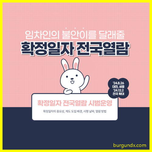 확정일자, 확정일자부여현황, 대항력, 임차인대항력