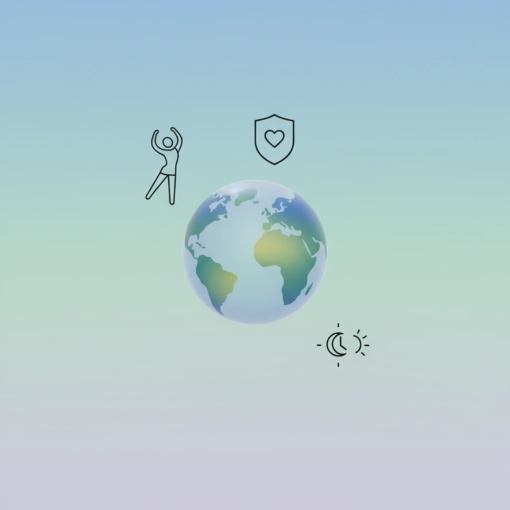 호텔 방에서 하는 맨몸운동 루틴과 여..