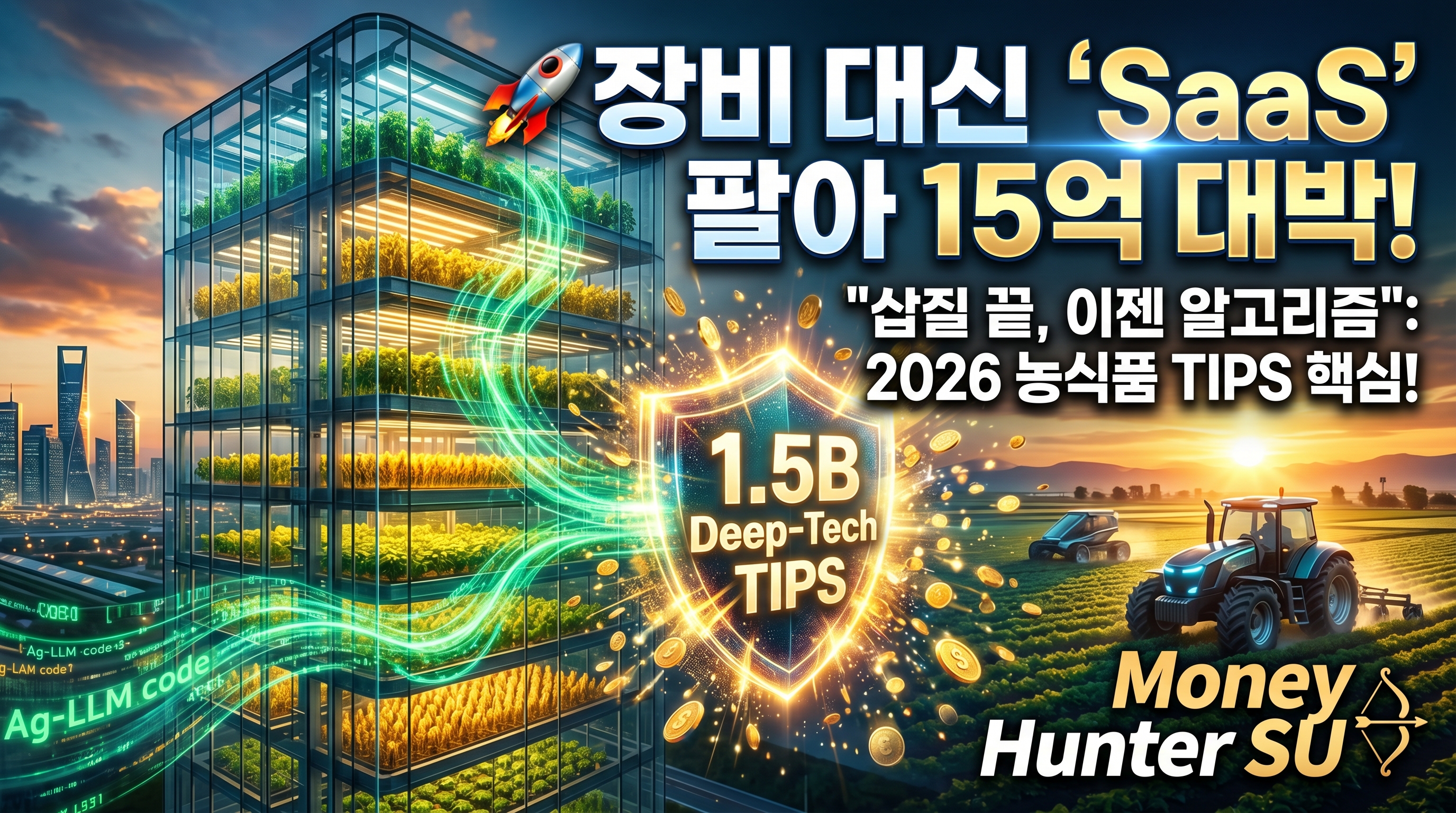 장비대신SaaS팔아 15억 대박