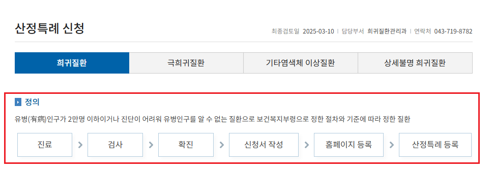 산정특례 대상 질병 코드6