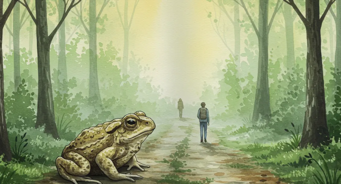 두꺼비가 따라오는 꿈