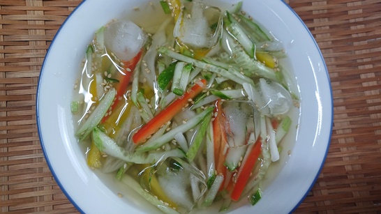오이냉국 사진