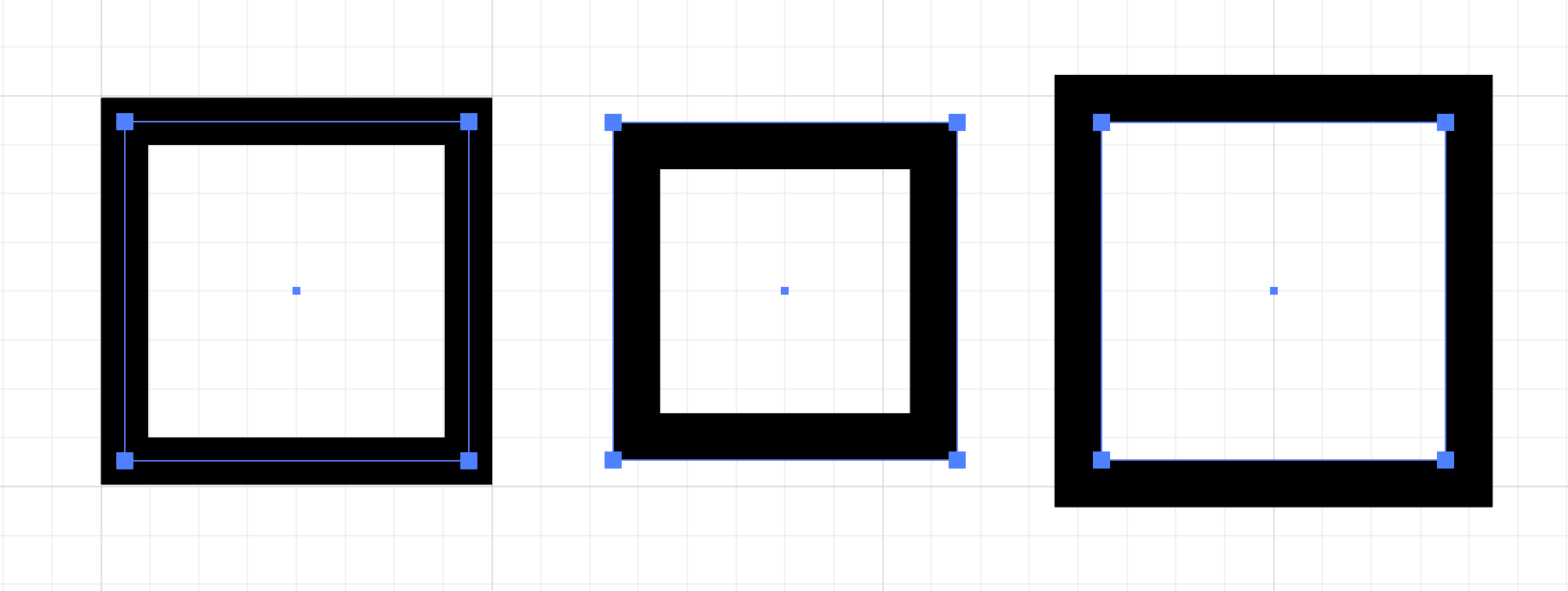획 패널에서 선 정렬하기