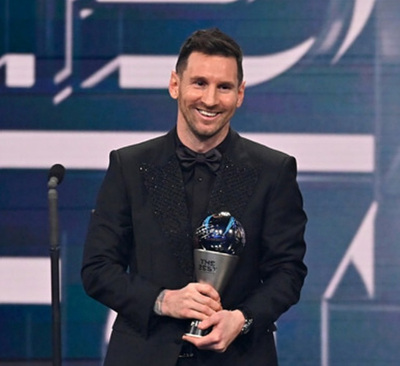 메시 시상 사진