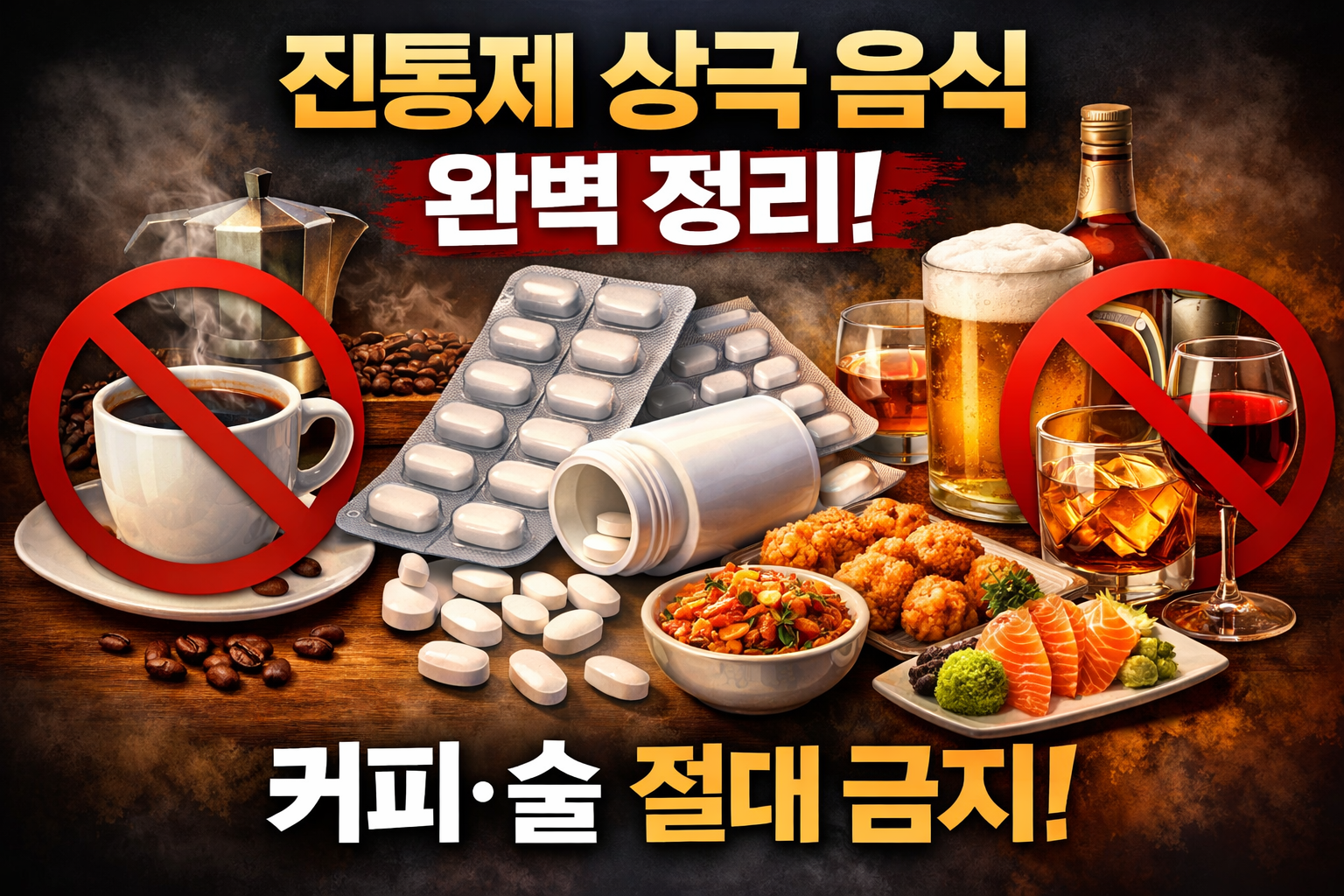 진통제와 상극인 음식