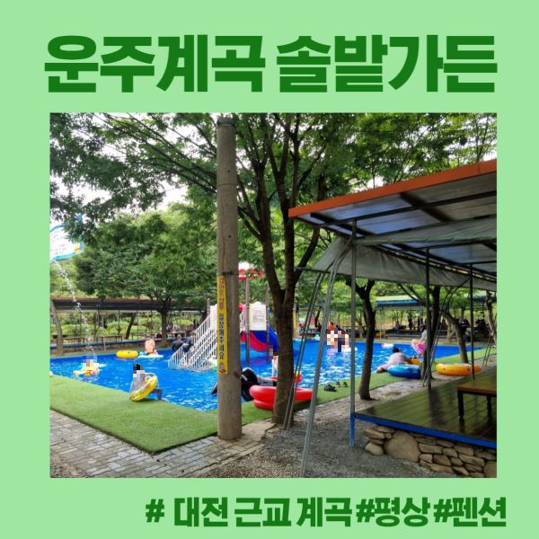 운주 계곡 솔밭 가든