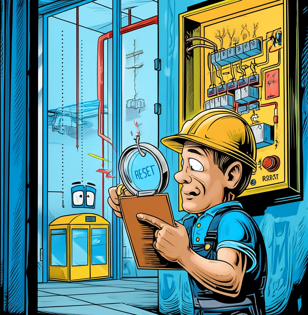 화재 발생 시 엘리베이터 비상 귀착 ..