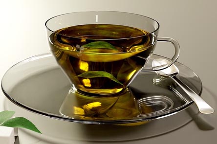 기름진음식-좋은차-페퍼민트차