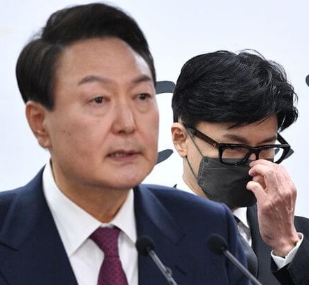 윤성열당선인과 한동훈법무부장관후보