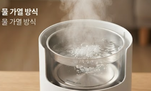 가열식 가습기 사용 전 확인할 것, 물 관리와 세척 방법