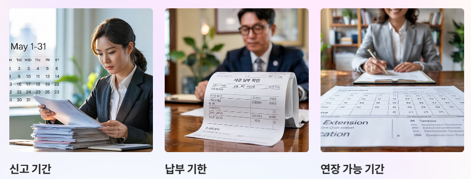 종합 소득세 신고기간 납부기한