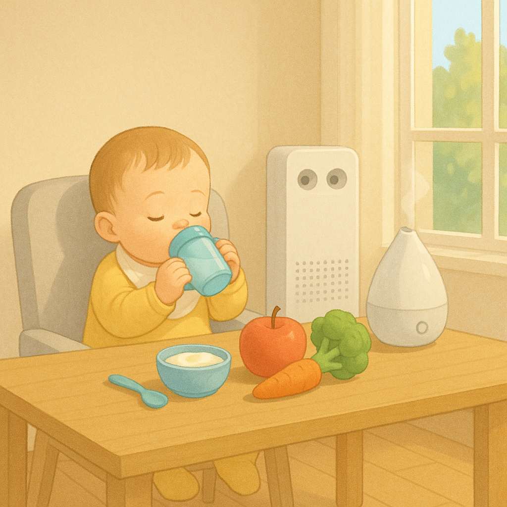 아기 감기 예방과 면역력 높이는 생활 습관