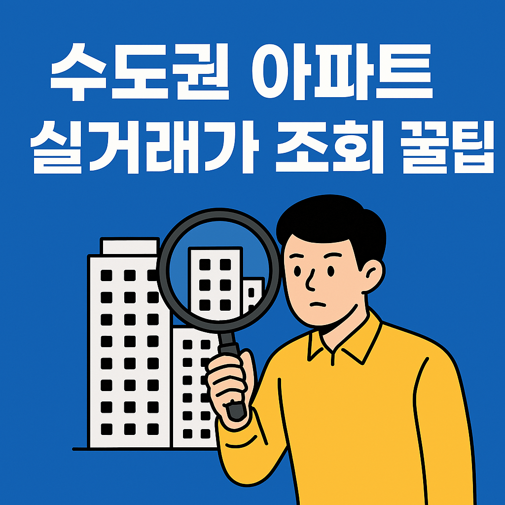 수도권 아파트 실거래가 조회 꿀팁