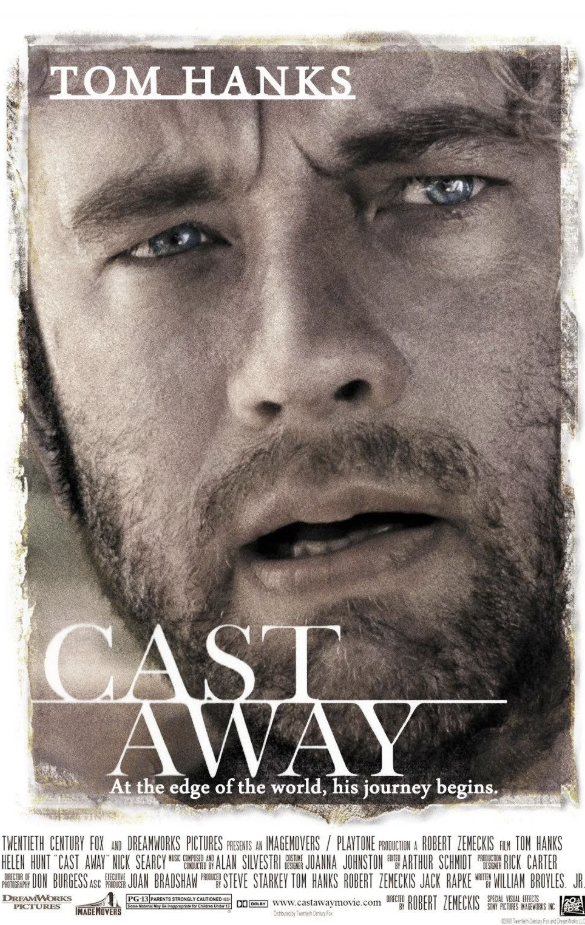 캐스트 어웨이 영화 포스터 이미지