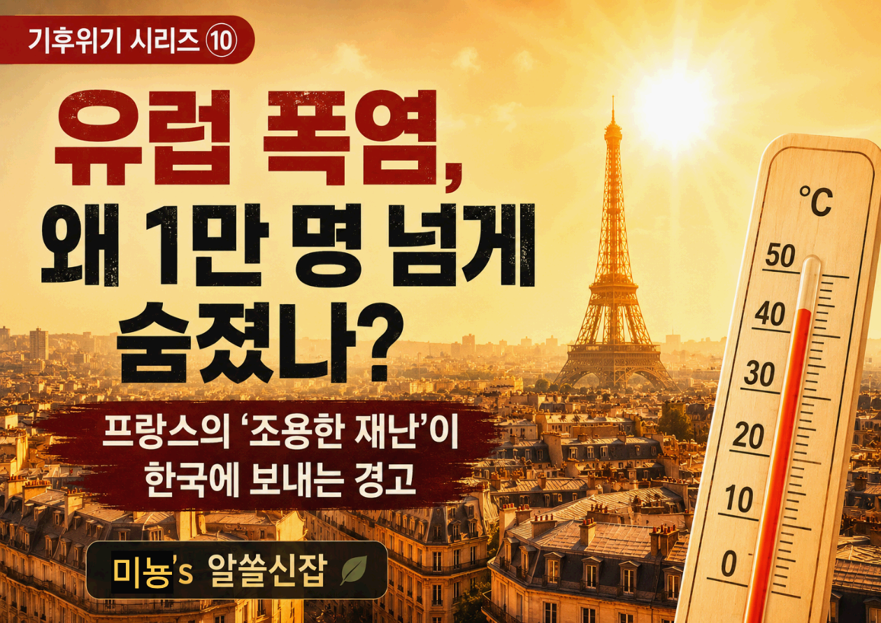 유럽 폭염, 왜 1만 명 넘게 숨졌나?|프랑스의 '조용한 재난'이 한국에 보내는 경고