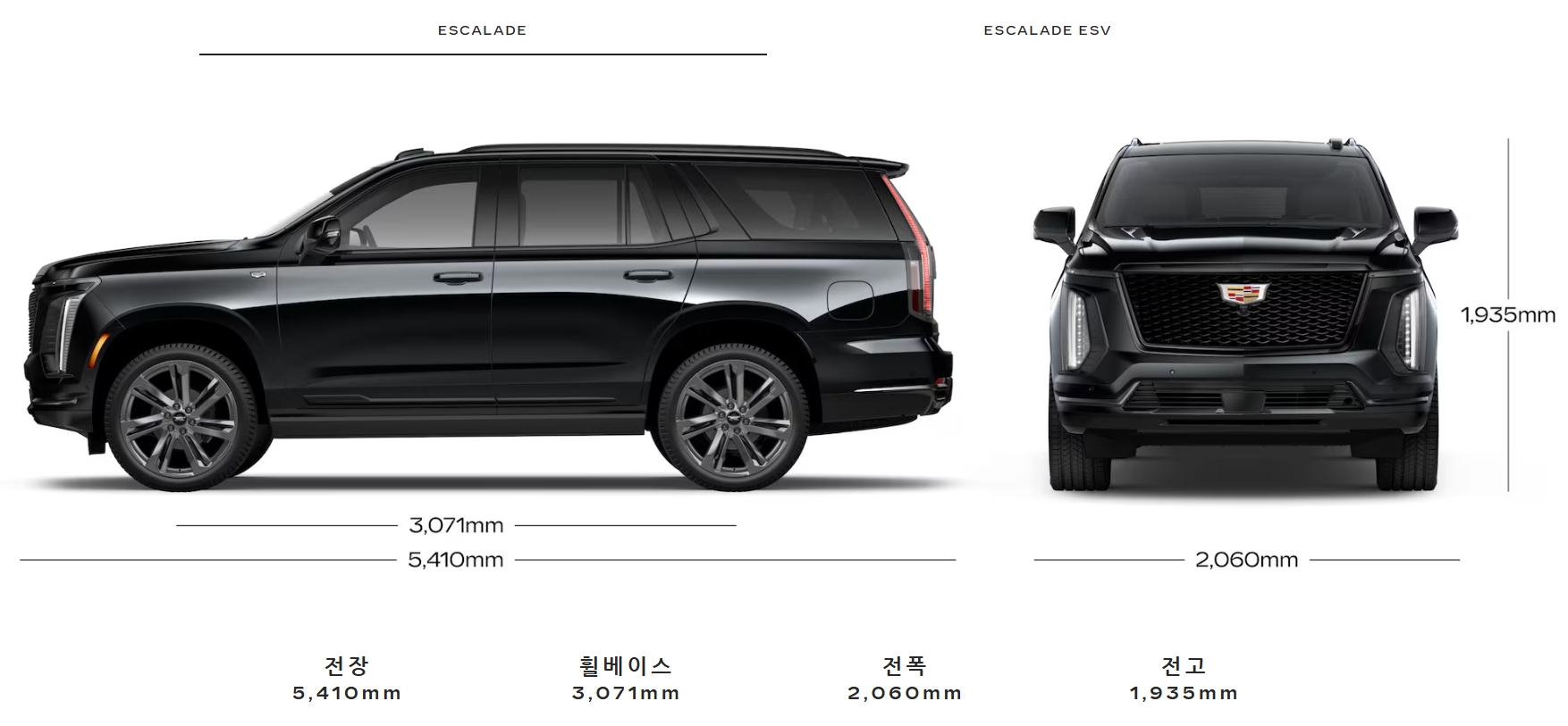 2025 캐딜락 에스컬레이드