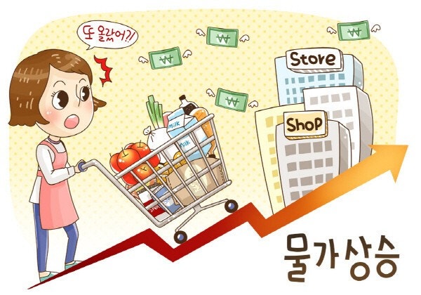 장바구니 물가 상승 소비자 부담