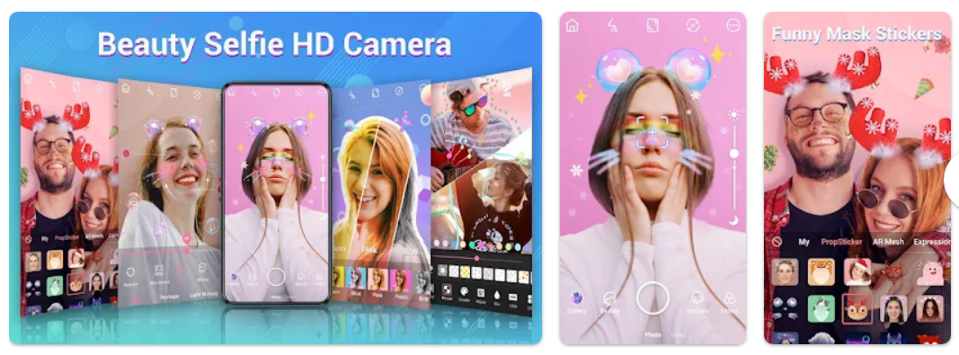 뷰티 카메라앱 기능
