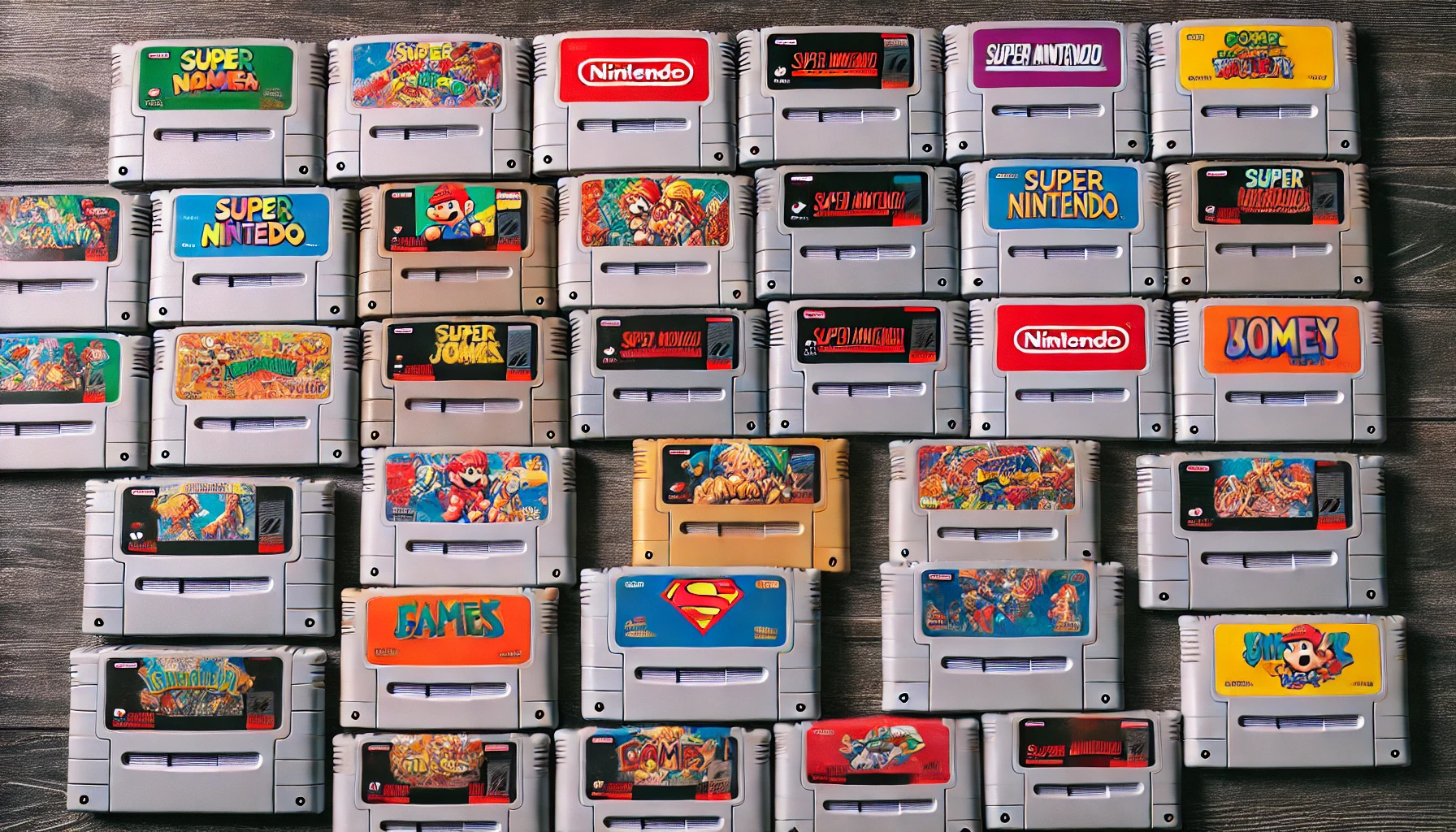 닌텐도 슈퍼패미컴 게임팩 이미지