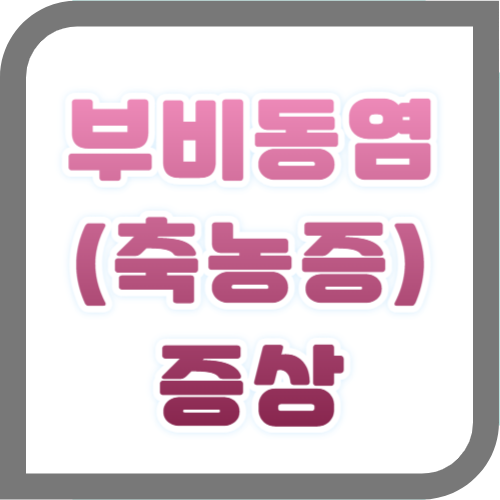 부비동염 증상, 축농증 증상과 원인 및 치료방법