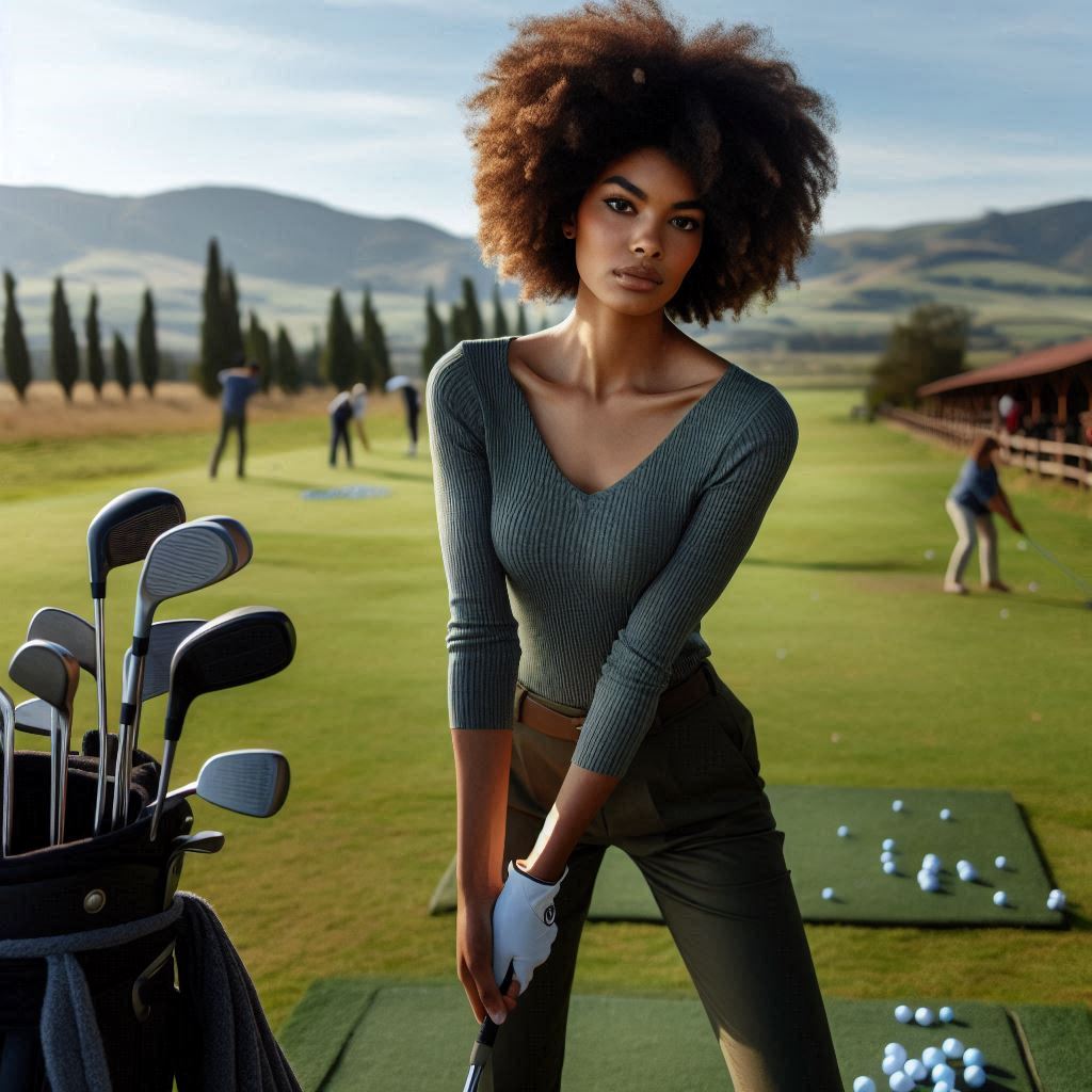 실외골프연습장 배경