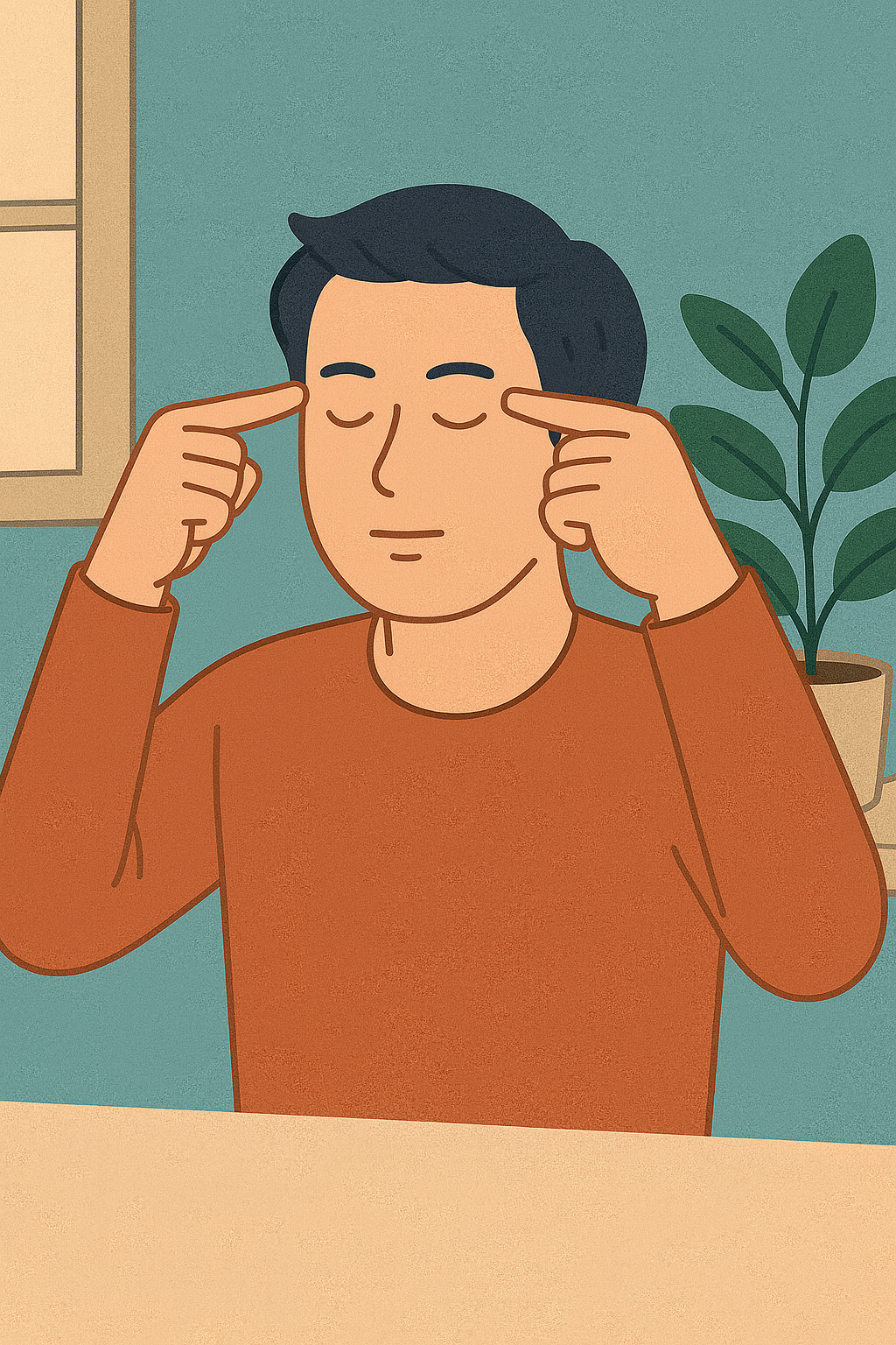 눈운동하는 이미지