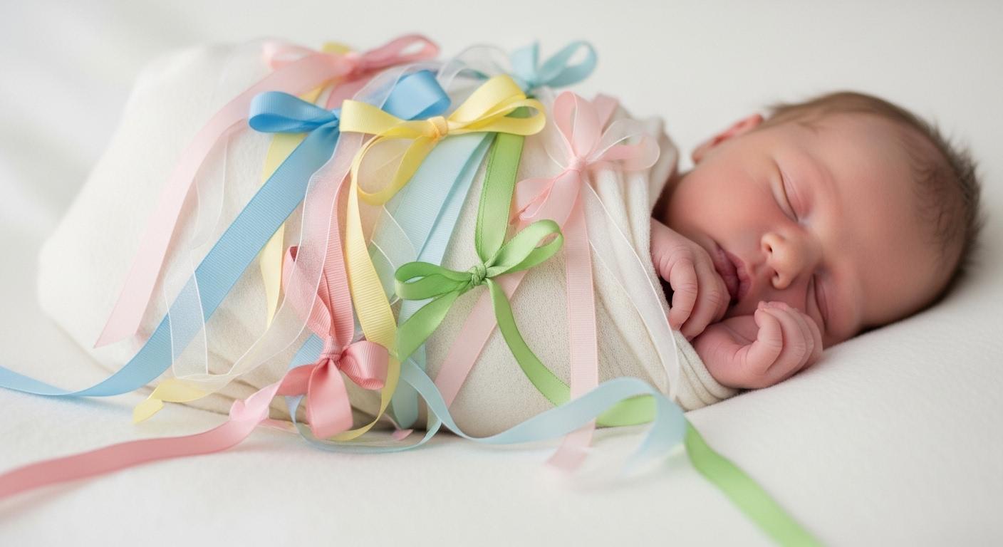 신생아 리본