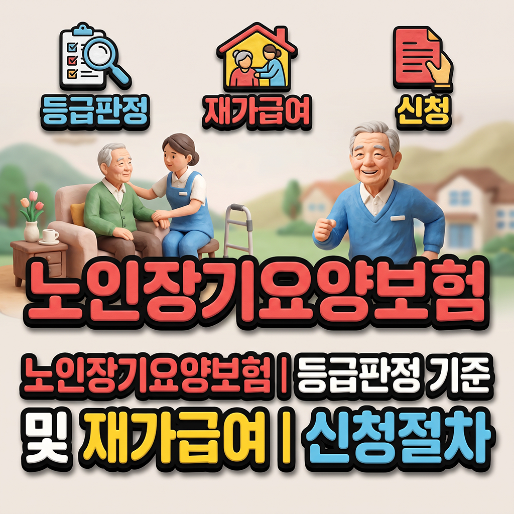 노인장기요양보험 등급 판정 기준과 가정 간호 서비스 신청 절차