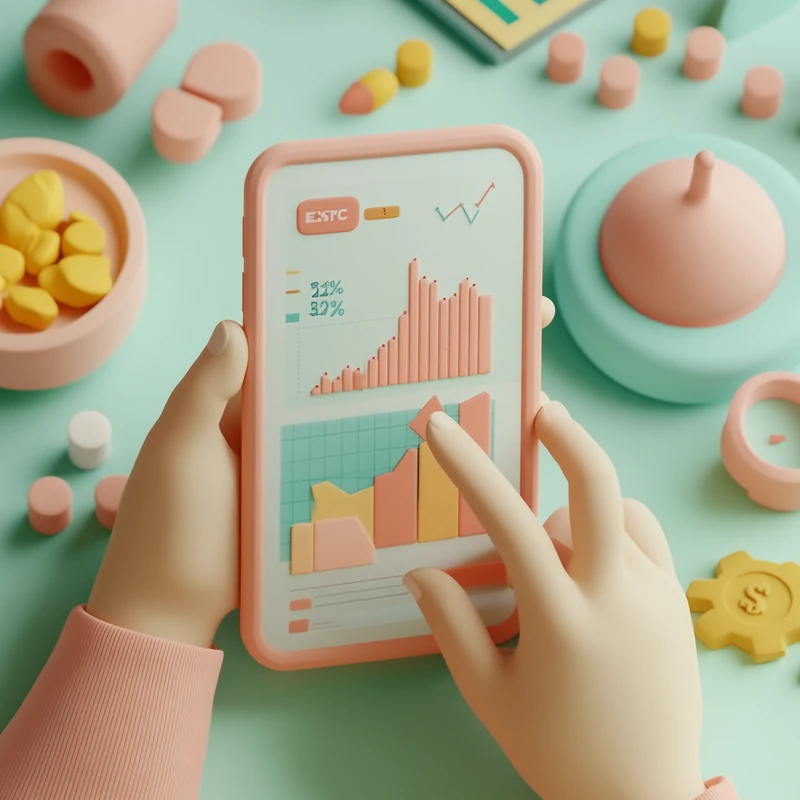 2025 연금 ETF 수익률을 스마트폰으로 확인하며 기뻐하는 직장인의 모습을 담아내어, 연금 ETF 투자, 수익률 순위, 초보자, 투자 정보, 모바일 인증샷 핵심 키워드를 자연스럽게 연결한 초보 투자자를 위한 활용 감성의 고화질 묘사