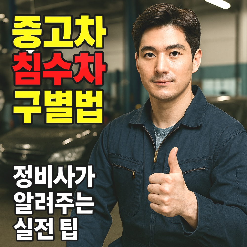 중고차 침수차 구별법, 정비사가 알려주는 실전 팁 이미지