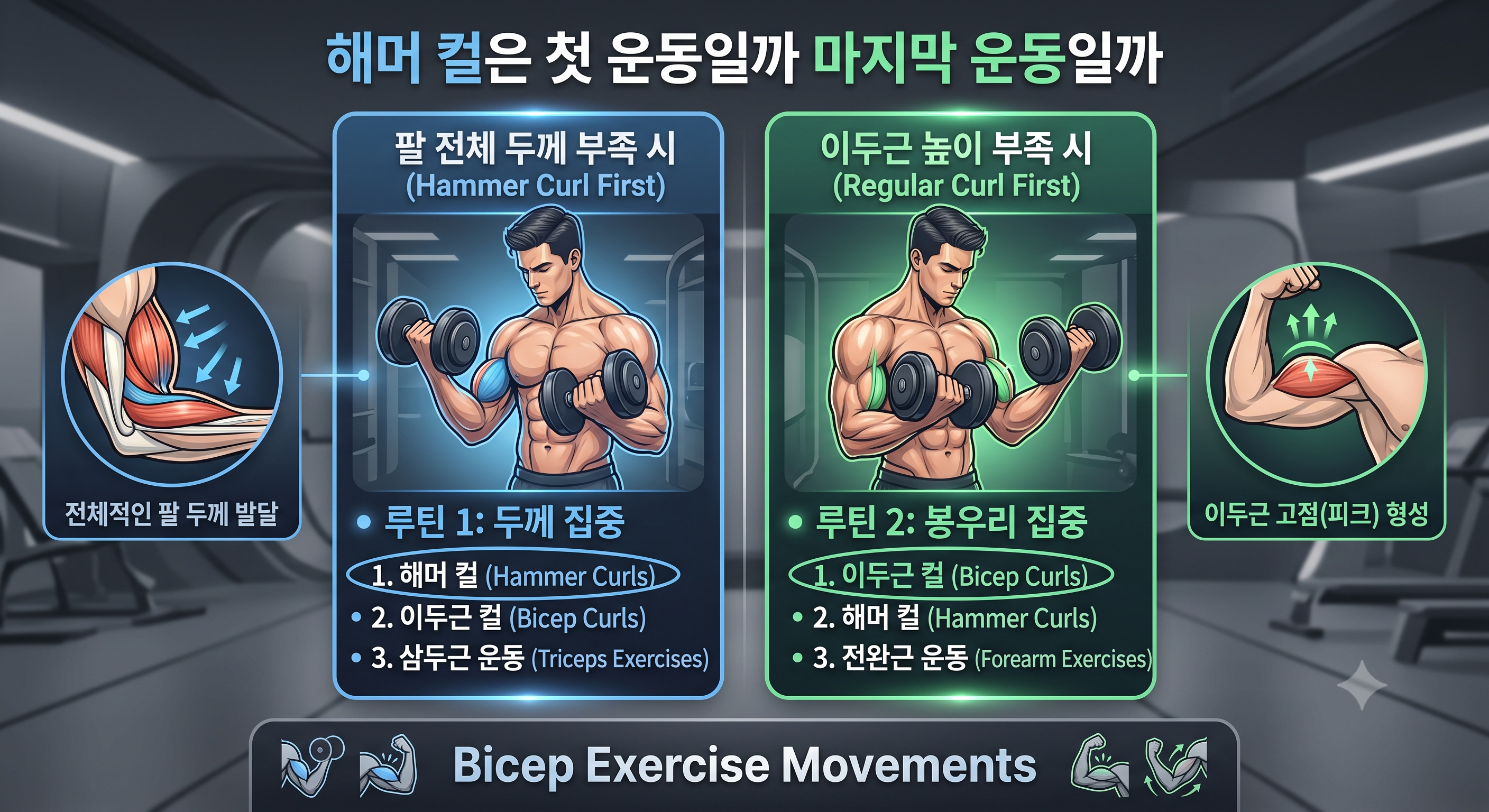 해머 컬는 언제 첫 운동이 될까