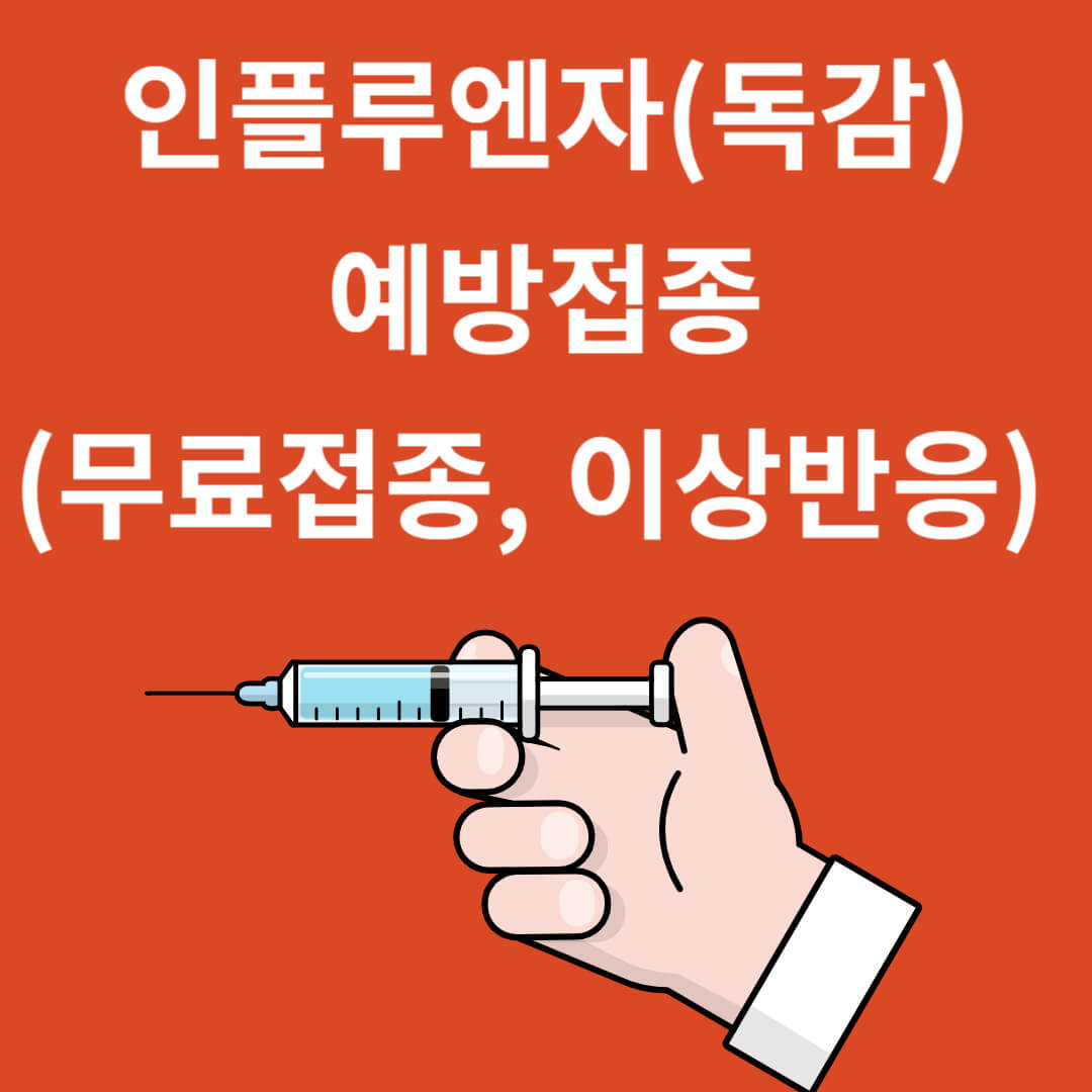 인플루엔자(독감) 예방접종