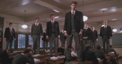 영화 죽은 시인의 사회의 장면