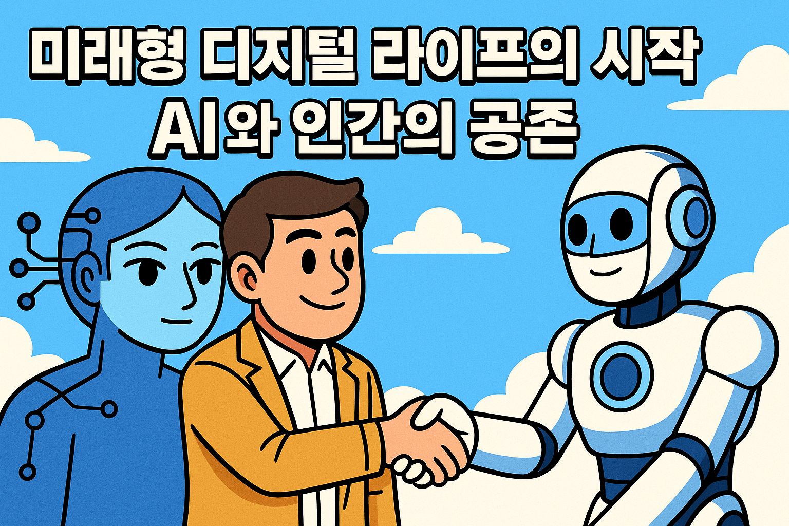 미래형 디지털 라이프의 시작 🤖 AI와 인간의 공존 관련사진