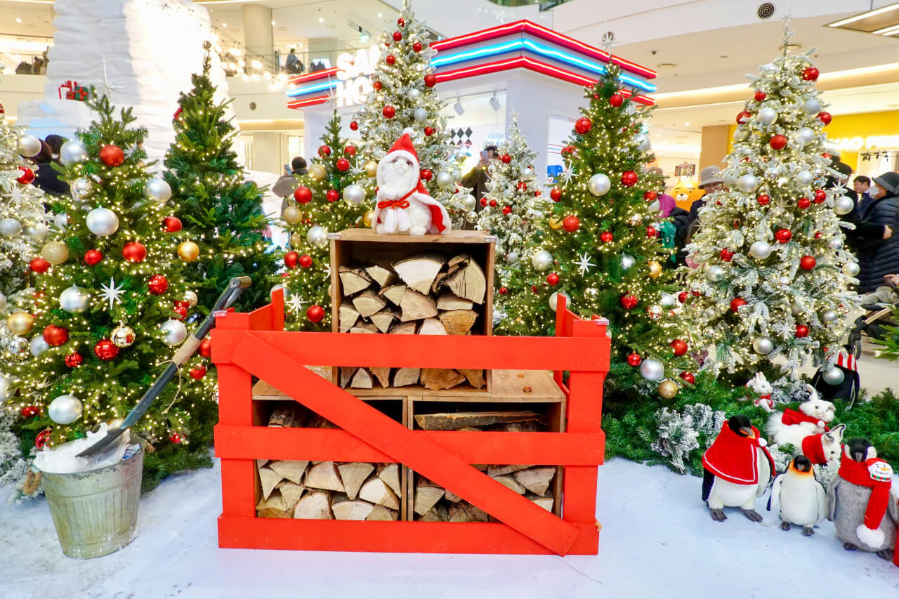 타임스퀘어 크리스마스 장식