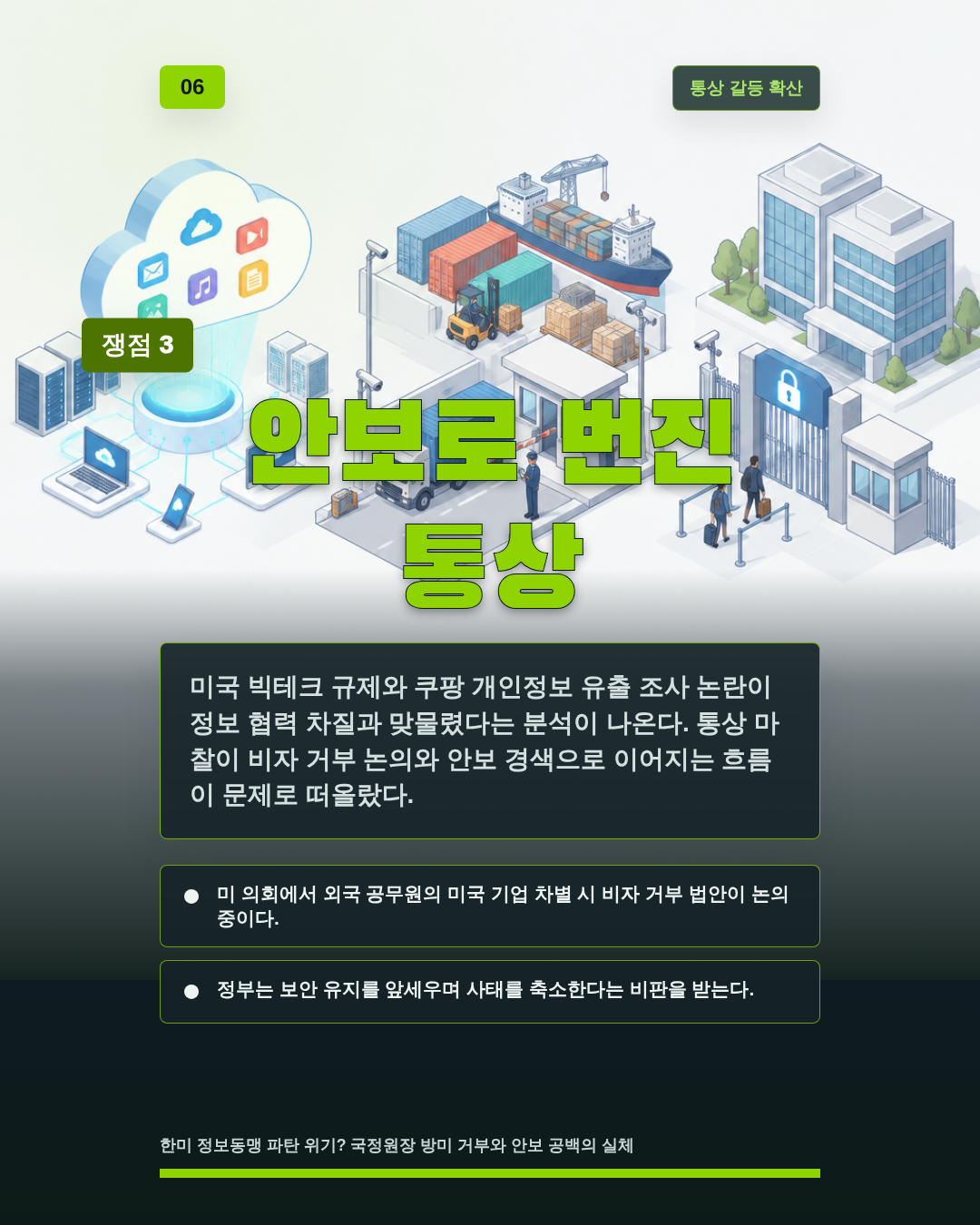 안보로 번진 통상