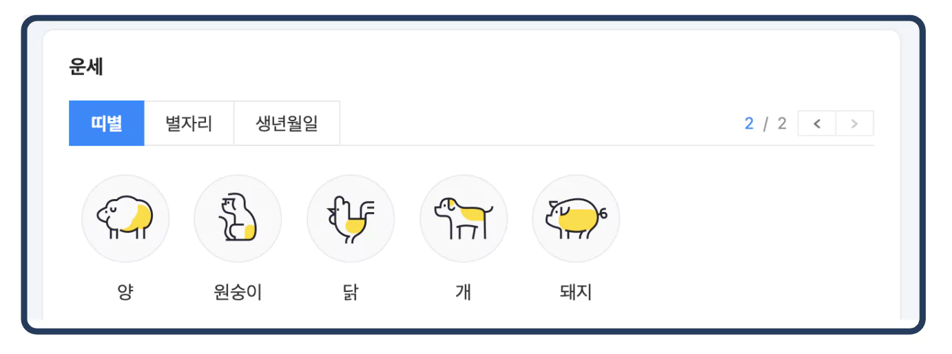 다음 운세