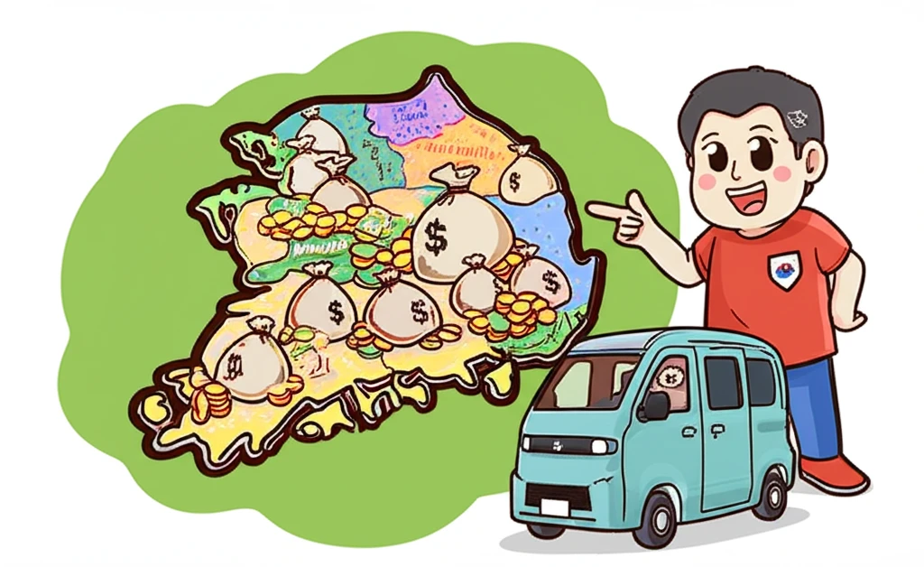 2026년 레이 EV 밴 지역별 보조..