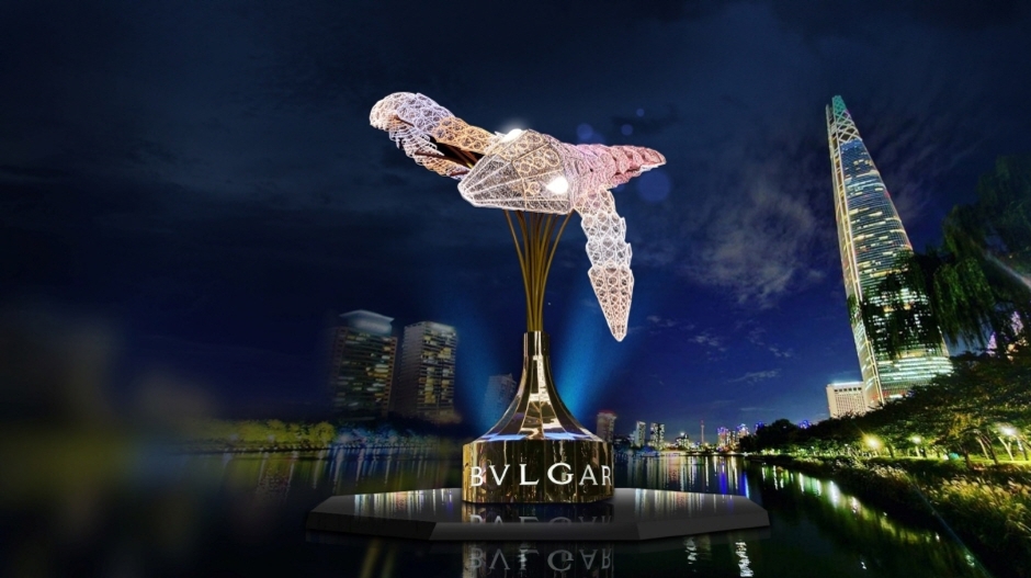 석촌호수 루미나리에2