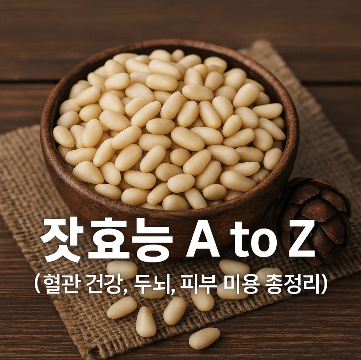 잣효능 A to Z (혈관 건강, 두뇌, 피부 미용 총정리)